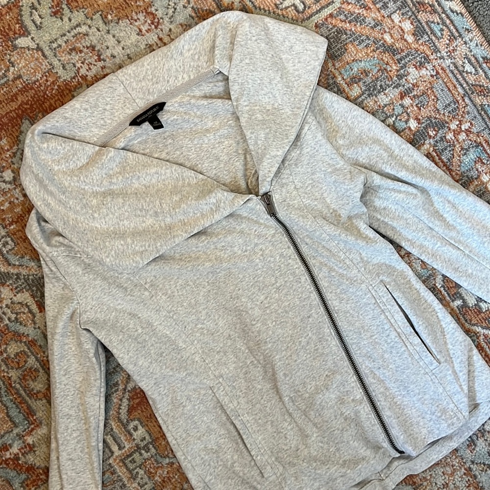 Banana Republic Zip up sweater medium